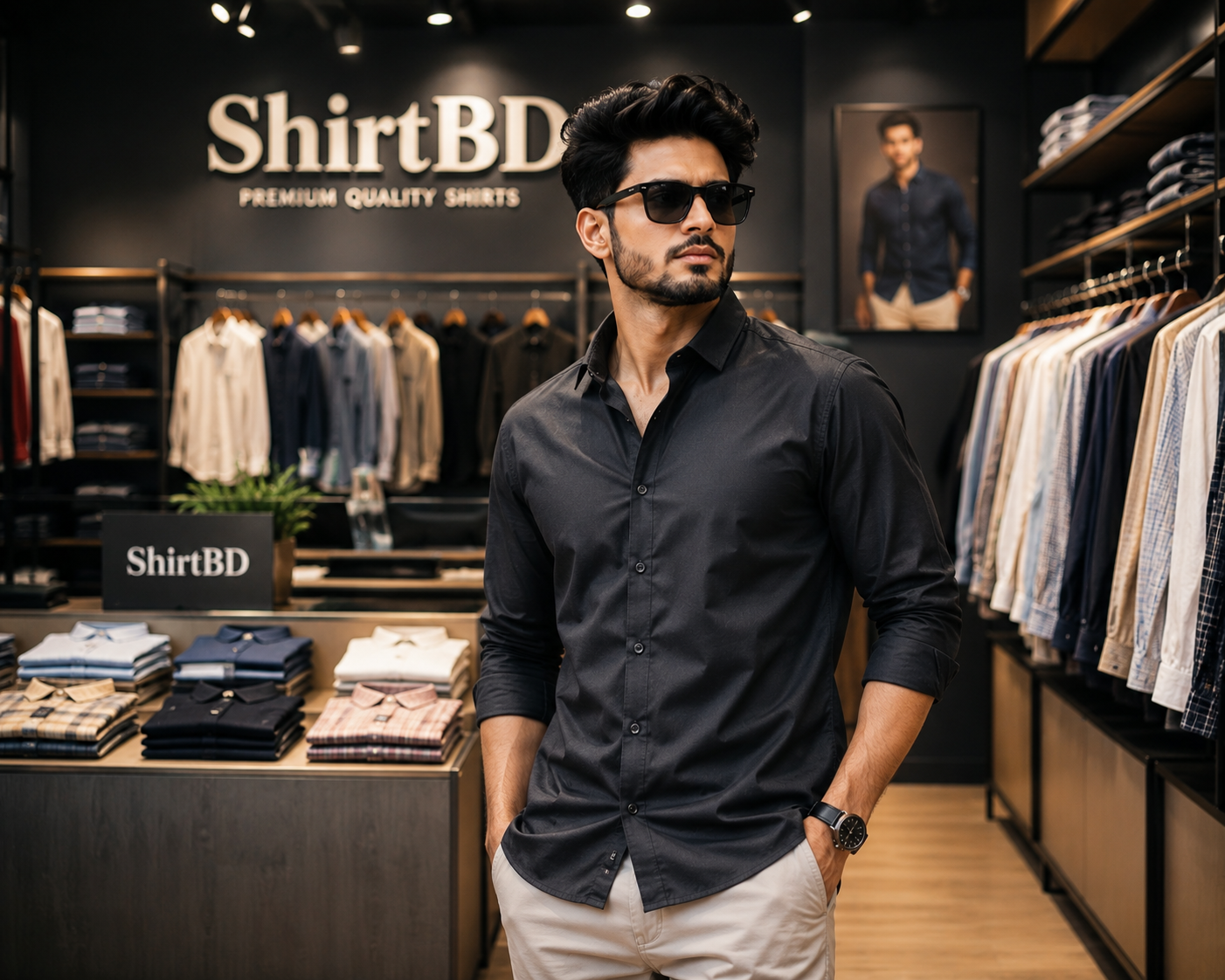 a-man-in-black-shirt