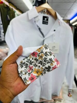 WhatsApp Image 2026-08-23 at 9.54.36 PM Premium White Textured Casual Shirt for Men